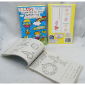 BOOK8 - 100pg 8" x 5" Top Binded Activity Books (12pcs @ $ 1.00/pc)